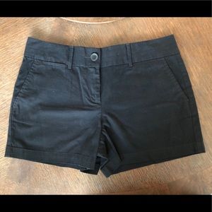 NWT LOFT the Riviera Black Short Size 4 inseam 4"